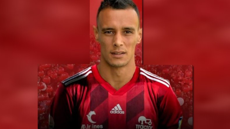 اللاعب حمزاوي عكاشة ممنوع من مغادرة إيران