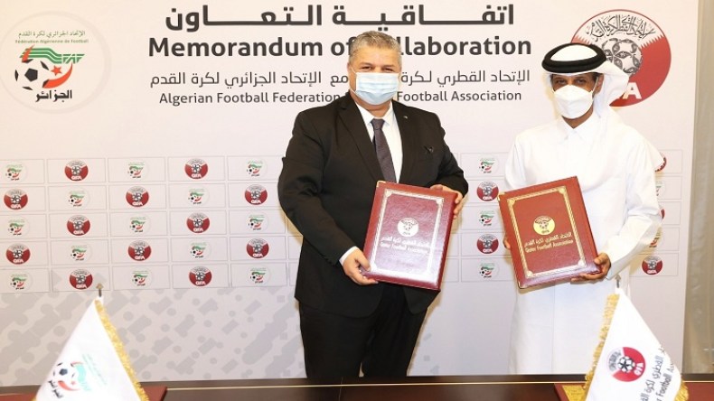 تمتين الرّوابط الجزائرية – القطرية كرويا وطبّيا