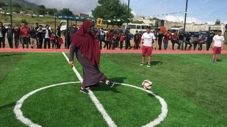 ركلة زهية بن قارة تصنع الحدث على مواقع التواصل الاجتماعي