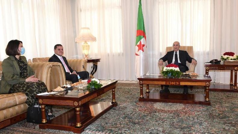 الرئيس تبون يستقبل رئيس الحكومة الليبية عبد الحميد الدبيبة