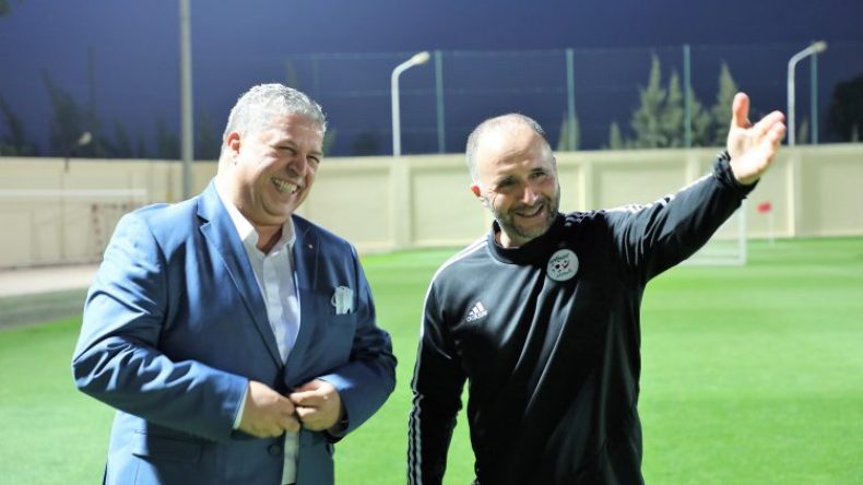 رئيس “الفاف” يزور معسكر المنتخب الوطني