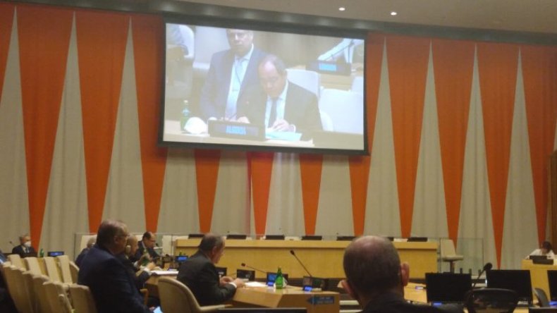 بوقدوم يبحث تطورات الأوضاع في فلسطين خلال الاجتماع الطارئ للجمعية العامة الاممية