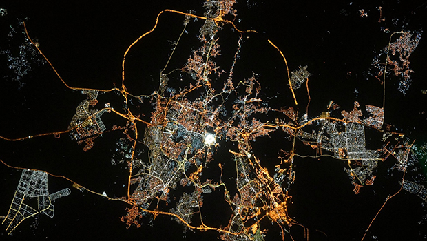 La magnifique photo de la Mecque depuis la Station Spatiale Internationale