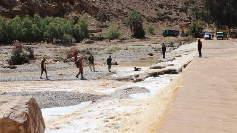 العثور على جثة أحد مفقودي فيضانات المسيلة