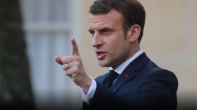 ماكرون: إسرائيل لها الحق في الدفاع عن نفسها