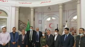 عنتر يحي وتوفيق مخلوفي ضمن حملة وطنية لجمع التبرعات للفلسطينيين
