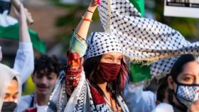 بيلا حديد تندد باعتداءات الكيان الصهيوني في شوارع أمريكا