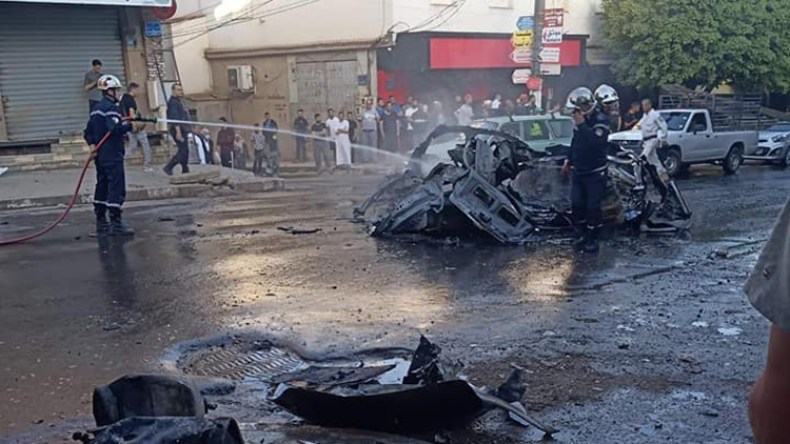 خميس الخشنة: انفجار سيارة محملة بخمس قارورات غاز