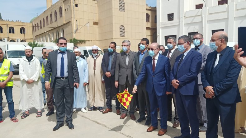 قافلة تضامنية للمتضررين من فيضانات بني سليمان