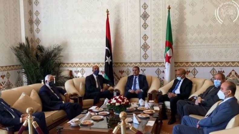 جراد يستقبل نائبي رئيس المجلس الرئاسي الليبي  