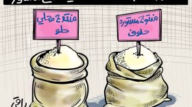 العثور على جثة خنزير في القمح المستورد