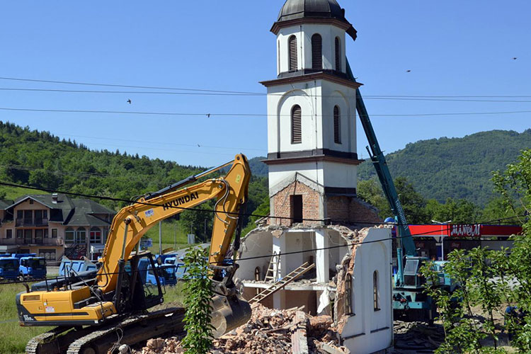 Bosnie: destruction d’une église construite sur le terrain d’une famille musulmane