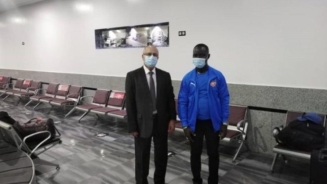 وفد منتخب ليبيريا المحلي يُقيم بِوهران