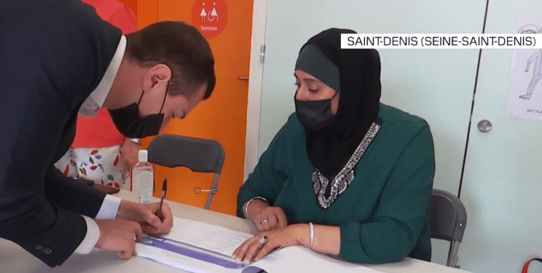 Le vice-président du RN publie une photo polémique d’une assesseure voilée