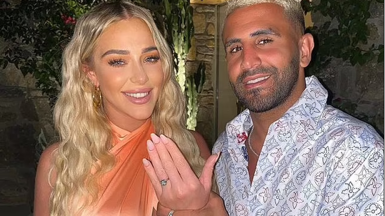 Mahrez fiancé avec Taylor Ward: Son ex Rita le tacle