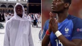 بوغبا يبعد زجاجة خمر من أمامه في مؤتمر صحفي ويثير ضجة!