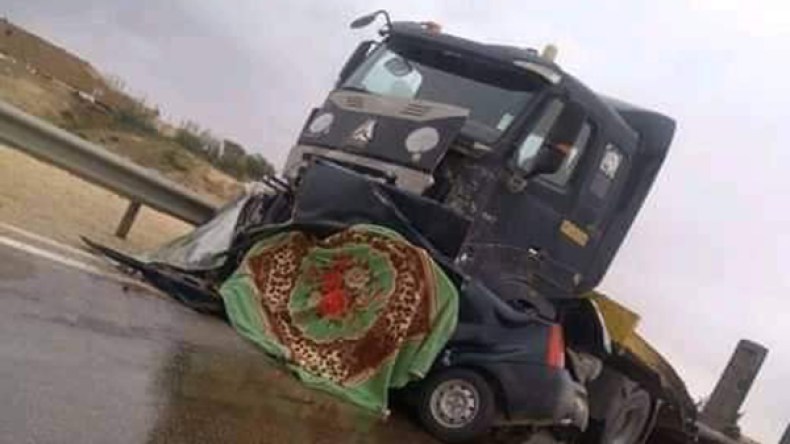 مصرع 4 أشخاص في حادث مرور بالجلفة