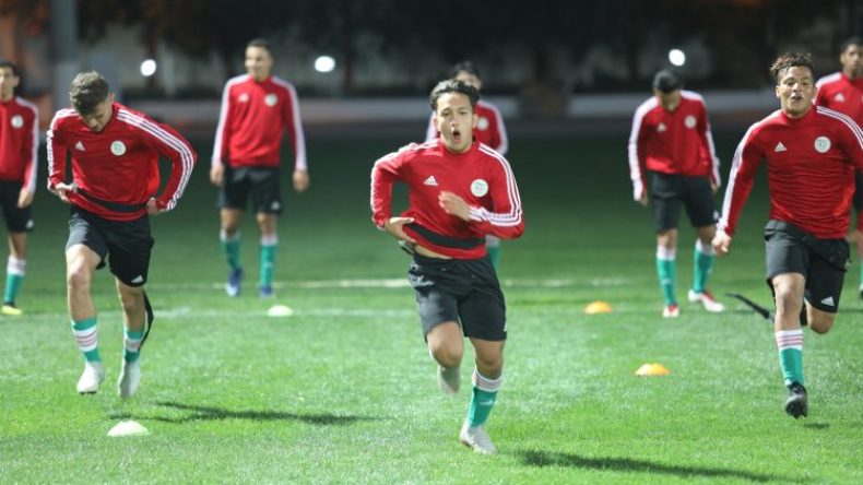 صغار الخضر يواصلون سلسلة تحضيراتهم للكان في رويبة