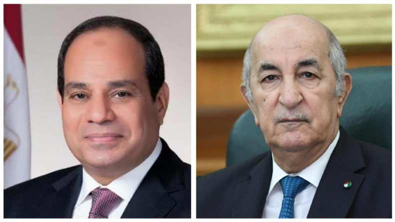 الرئيس تبون يتلقى مكالمة هاتفية من نظيره المصري