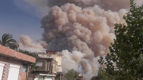 250 غاز قاتل منبعث من دخان حرائق الغابات