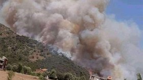 الحرائق تقطع الكهرباء وتسبب ضيق تنفس حاد للمرضى