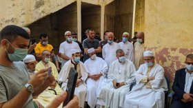 وفد من منطقة تيزي وزو في زيارة أخوية إلى عائلة الفقيد بمليانة