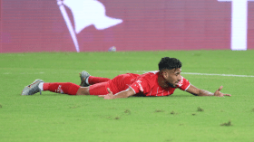 غشة يتألّق في أوّل مباراة رسمية