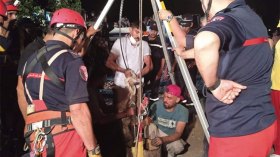 انتشال جثة هشام من بئر بعمق 150 متر بعد 22 ساعة من الجهد