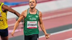 العداء عثماني يلامس الذهب ويتوّج بالفضية