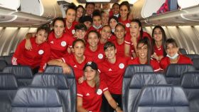 منتخب السيدات في القاهرة للمشاركة في كأس العرب