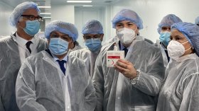 إعطاء إشارة انطلاق إنتاج لقاح كورونا الجزائري