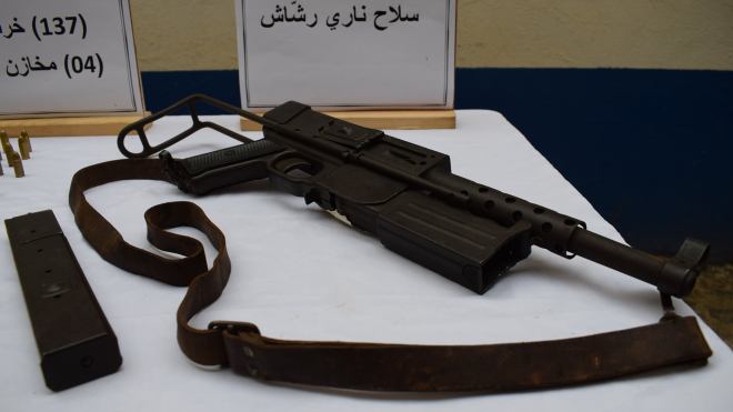 أمن ولاية الجزائر: حجز سلاح رشّاش و156 رصاصة بباب الوادي