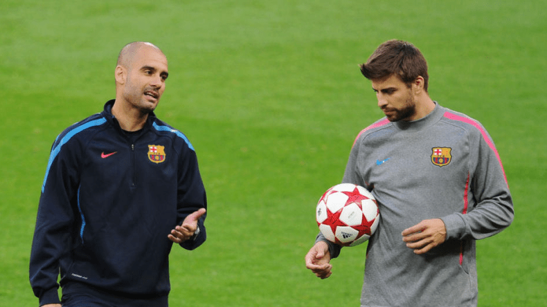 بيكي: ظلّ غوارديولا مُنزعجا من علاقتي بِالمُغنّية شاكيرا!