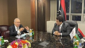 Lamamra reçu à New York par le président du Conseil présidentiel libyen