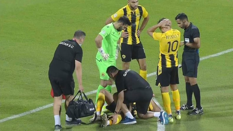 بلعمري يُصاب قبل 12 يوما عن مقابلتَي النيجر