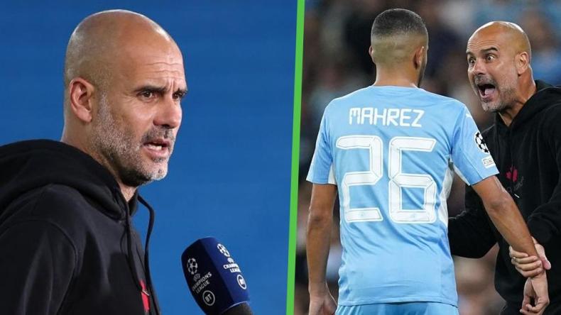 بالفيديو.. غوارديولا يعلق على تصرفه مع محرز ومحللون وأنصار يهاجمونه