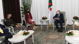 بالفيديو.. هذا ما قاله قائد أفريكوم بعد استقباله من قبل الرئيس تبون