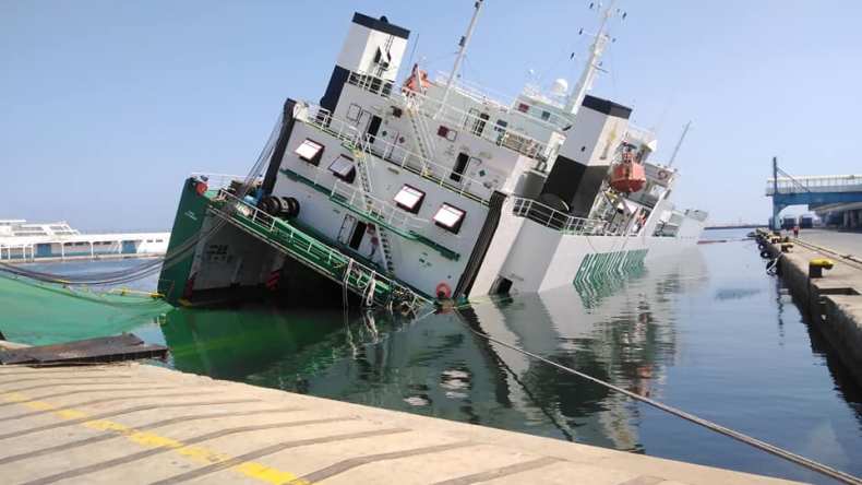 هذه أهم المعلومات عن السفينة البرتغالية الجانحة بميناء الجزائر