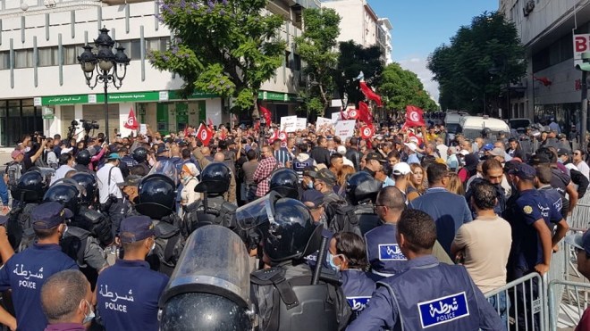 الغنوشي معلقا على مظاهرات تونس: لا بد لليل أن ينجلي