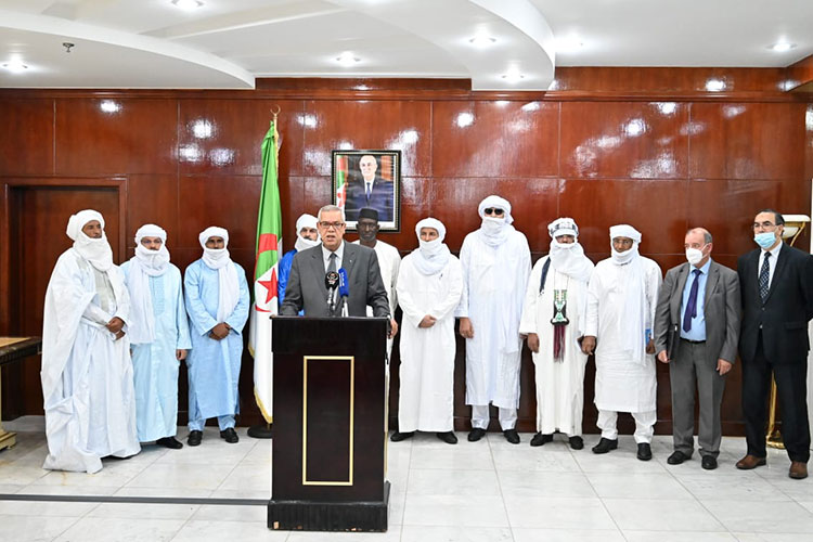 Les signataires de l’Accord de paix au Mali réunis a Alger