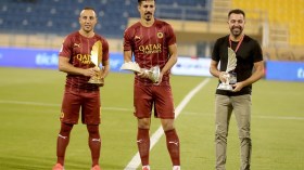 أضاف ثنائية.. بونجاح هدّافا للبطولة القطرية