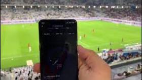 سرعة الانترنت من مدرجات ملعب الثمامة الجديد بقطر