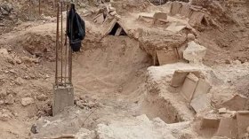 اكتشاف مقبرة أثرية نادرة تعود للحقبة الرومانية بحمام دباغ في قالمة