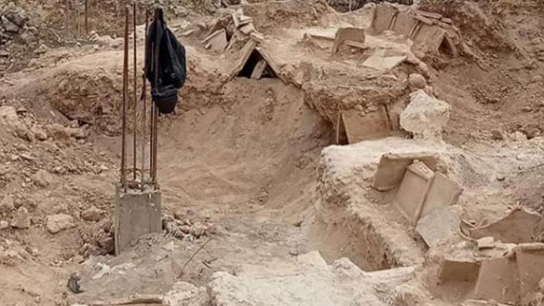 اكتشاف مقبرة أثرية نادرة تعود للحقبة الرومانية بحمام دباغ في قالمة