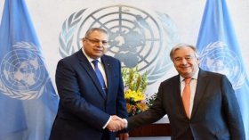غوتيريش يستقبل ممثل الجزائر لدى الأمم المتحدة