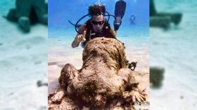هل صورة الصخرة الساجدة في البحر حقيقية؟