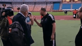 بلماضي يرفض الحديث للتلفزيون العمومي عقب مباراة جيبوتي