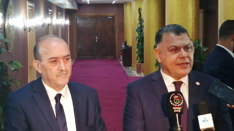 وزير الداخلية يستقبل نظيره الليبي