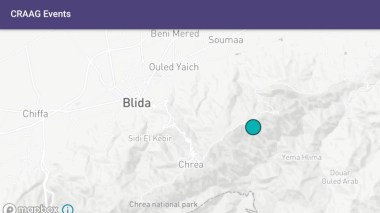 Une secousse tellurique de magnitude 3,5 degrés a Blida