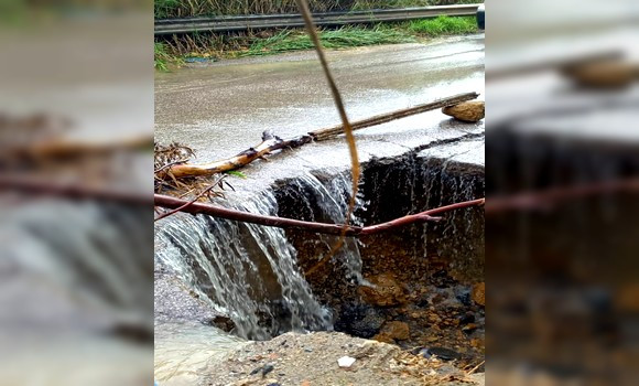 Glissement de terrain: Le chemin de wilaya n 133 a Draria fermé